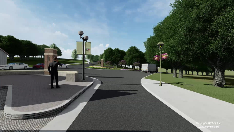 Streetscape at Thompson's Station Tennessee
